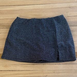 Urban Outfitters Shimmering Black Mini Skirt